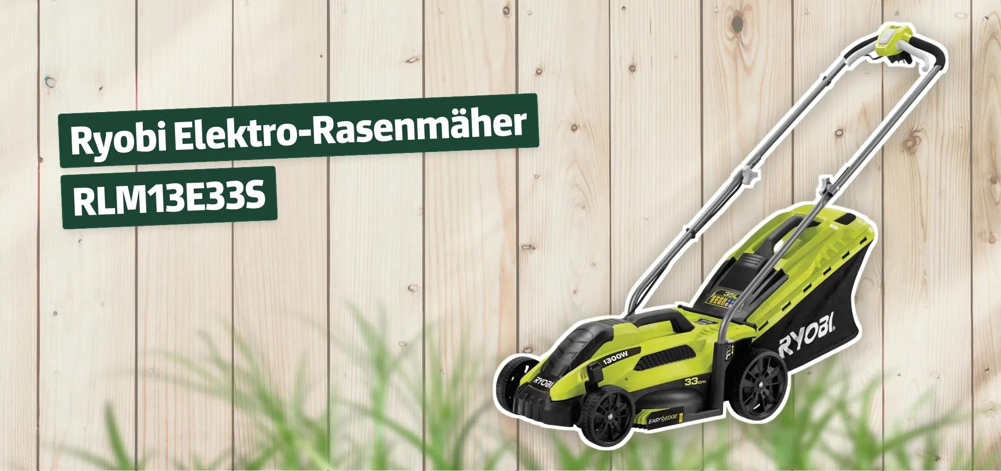 Ryobi Elektro-Rasenmäher RLM13E33S Testbericht & Erfahrungen ...