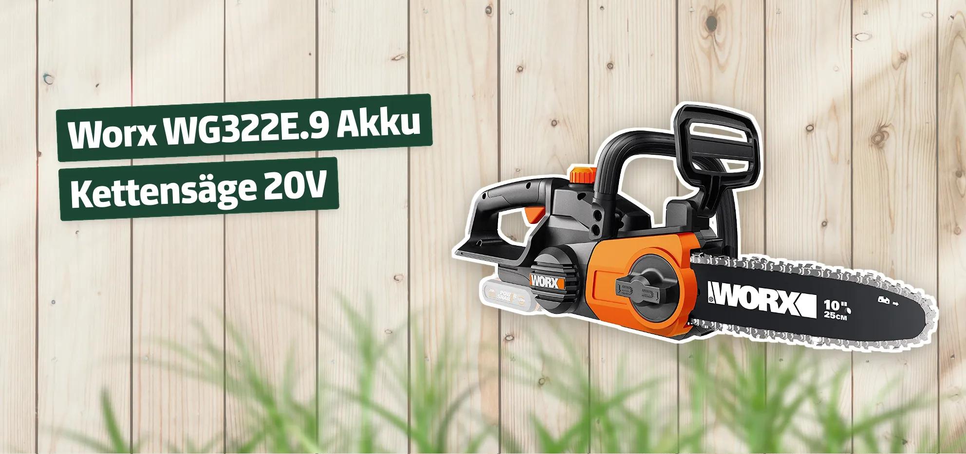 Worx WG322E.9 Akku Kettensäge 20V Testbericht & Erfahrungen