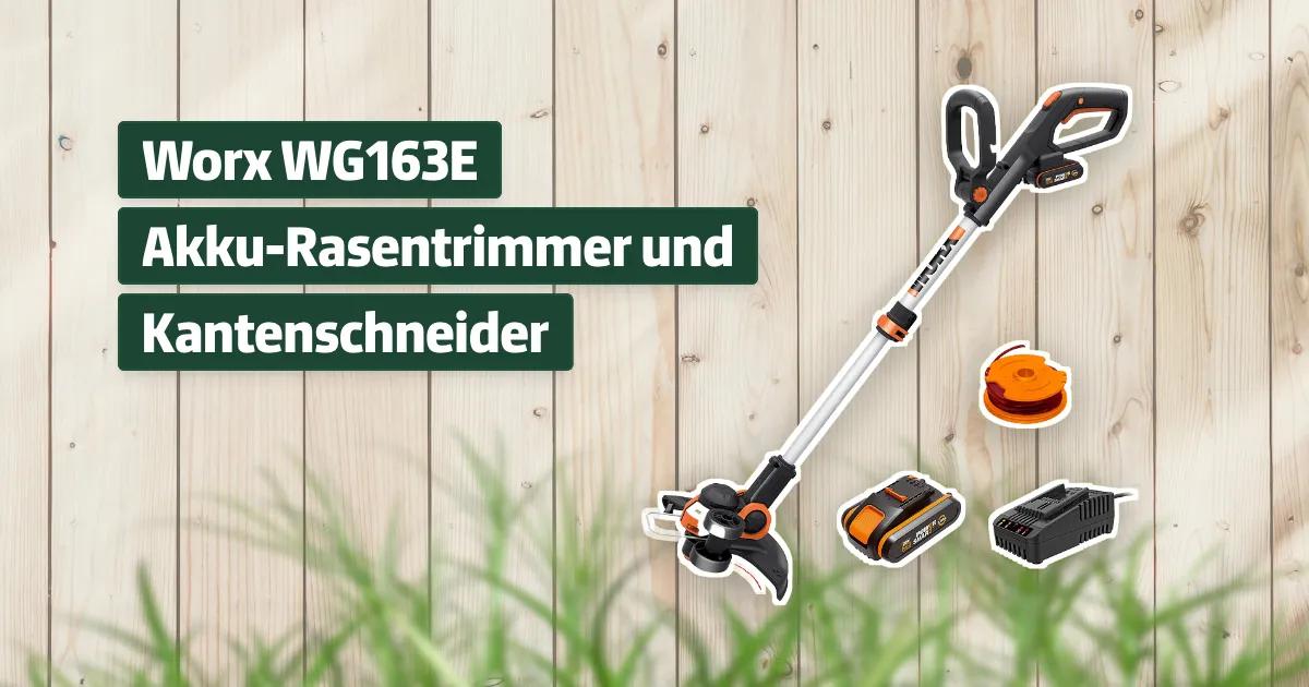 Worx WG163E Akku-Rasentrimmer und Kantenschneider Testbericht ...
