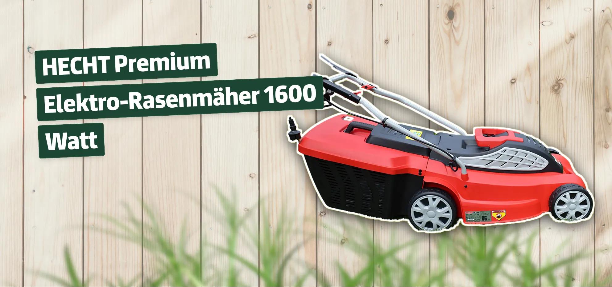 HECHT Premium ElektroRasenmäher 1600 Watt Test & Testbericht