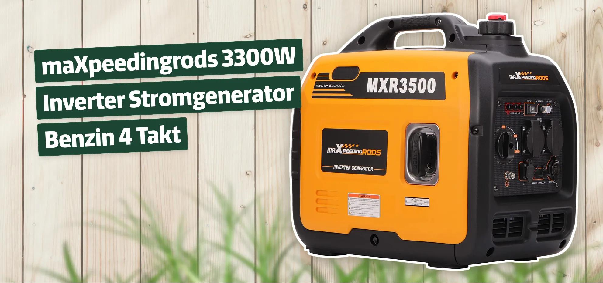 Maxpeedingrods Inverter Stromgenerator 3300w Benzin 4 Takt maXpeedingrods 3300W Inverter Stromgenerator Benzin 4 Takt Testbericht