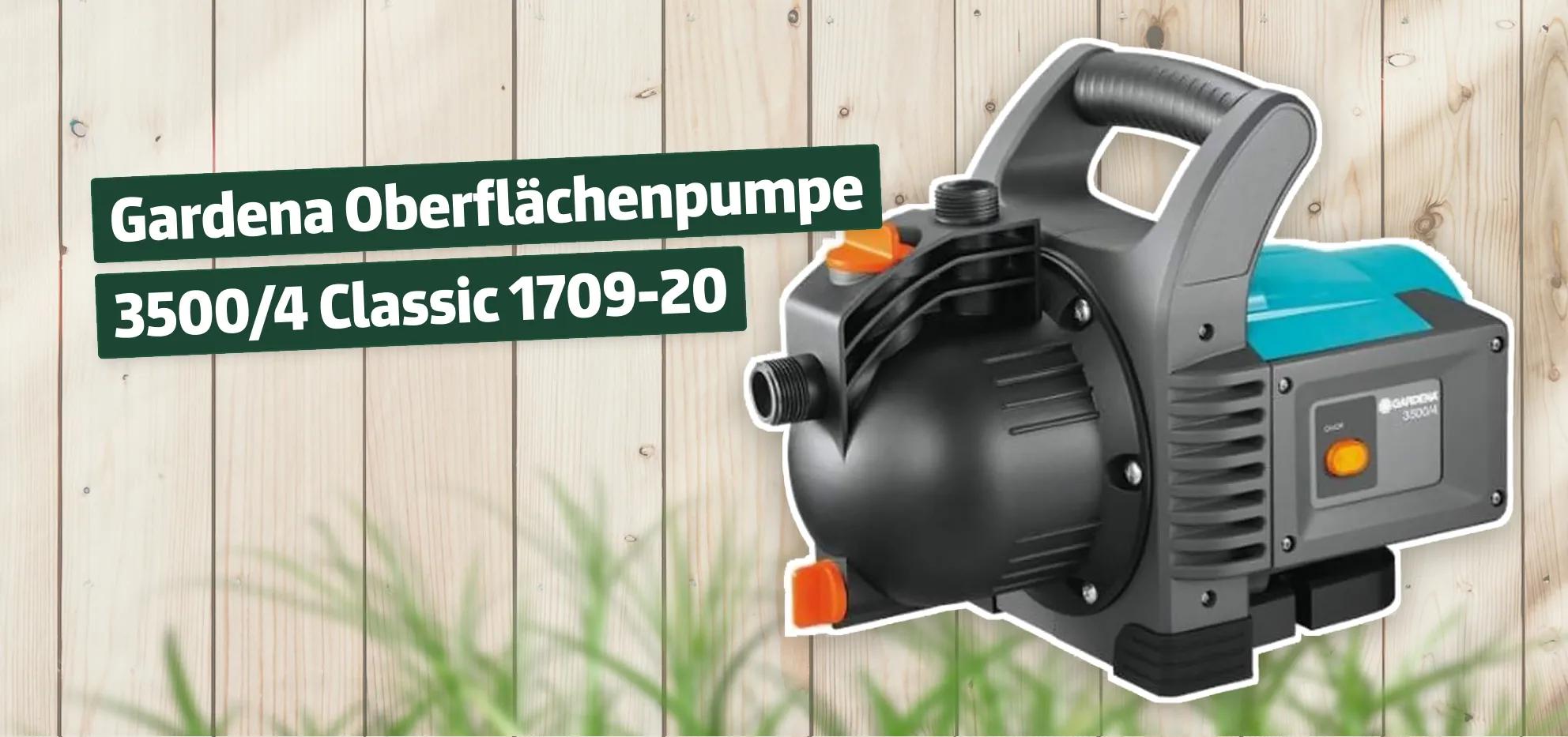 Gardena Oberflächenpumpe 3500/4 Classic 170920 Testbericht