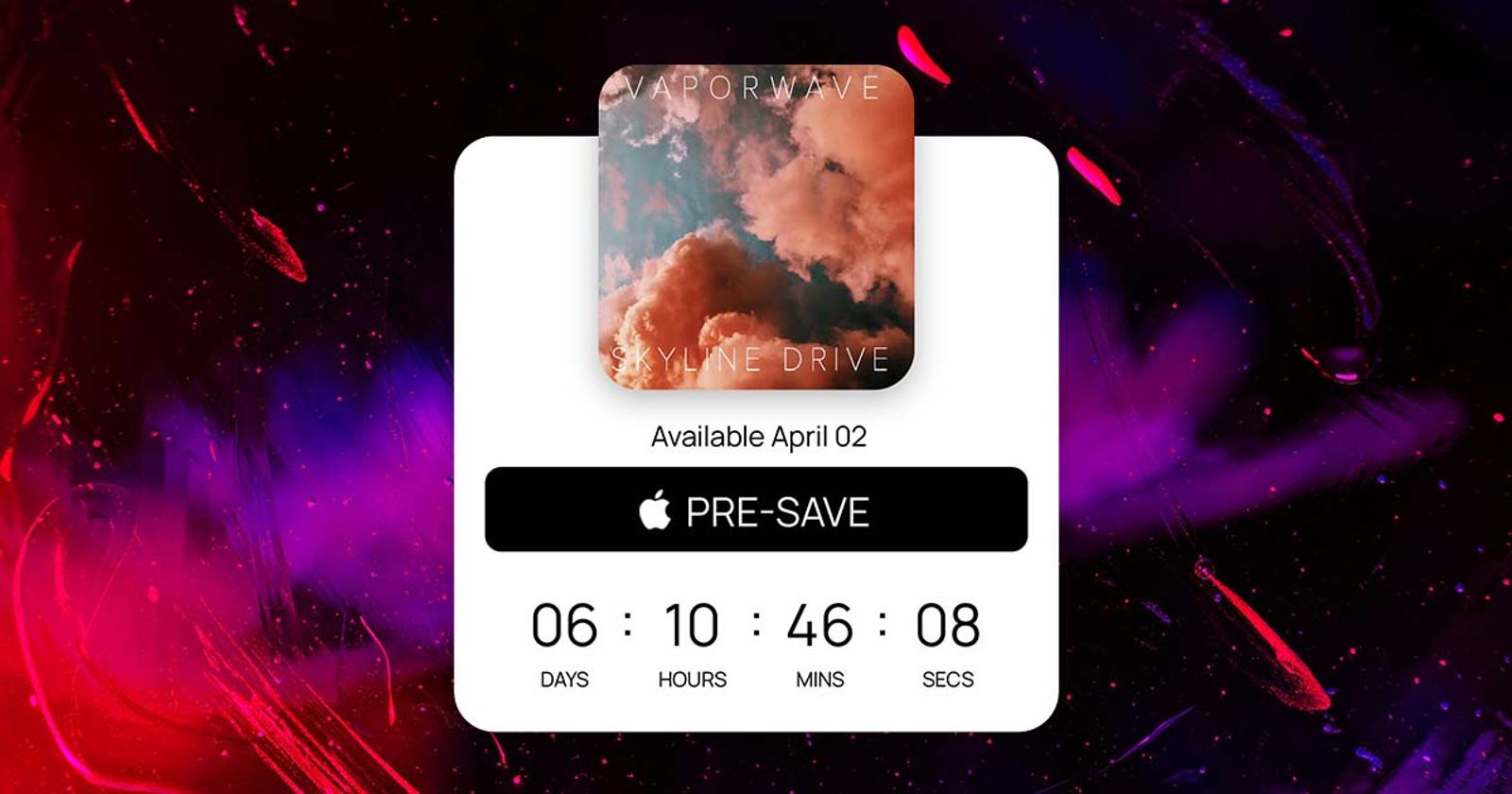 Apple Music custom pre-save