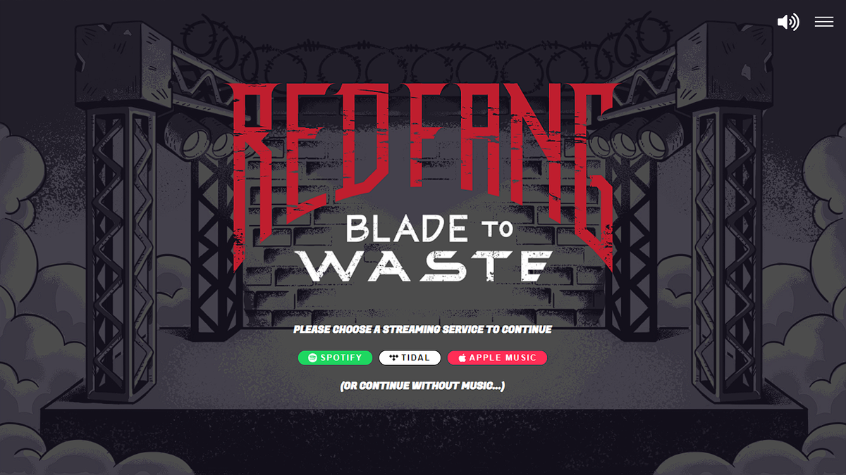 Red Fan Blade to Waste Game by Wayward Creative