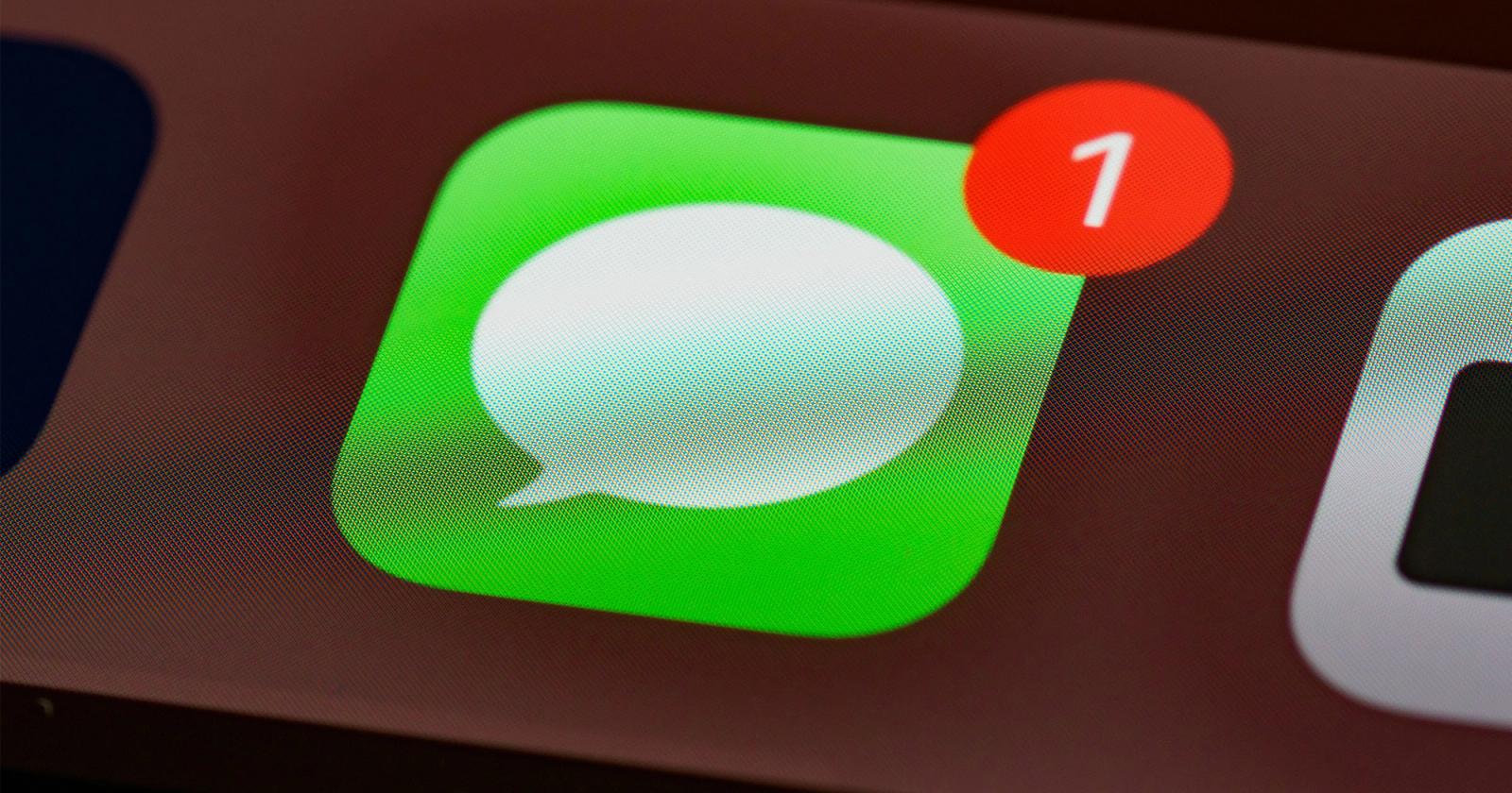 text message notification