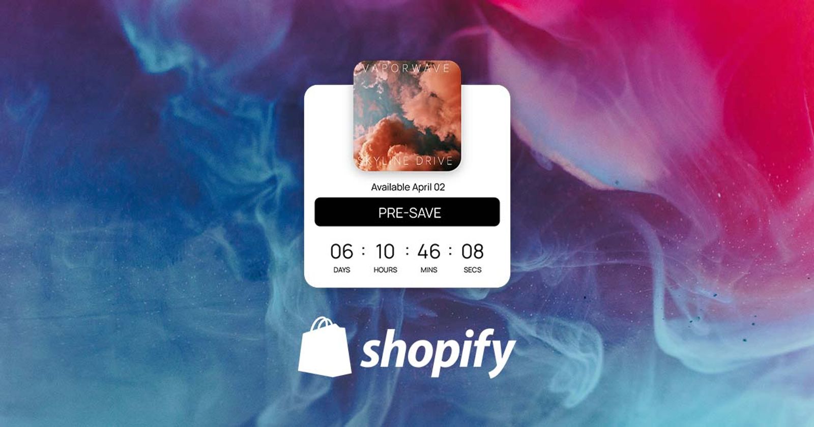 Spotify pre-save on Shopify