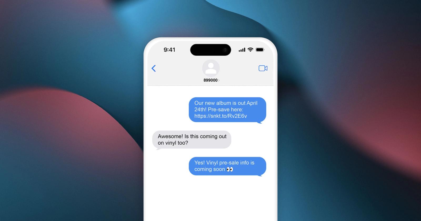 Sonikit SMS messaging campaign inbox