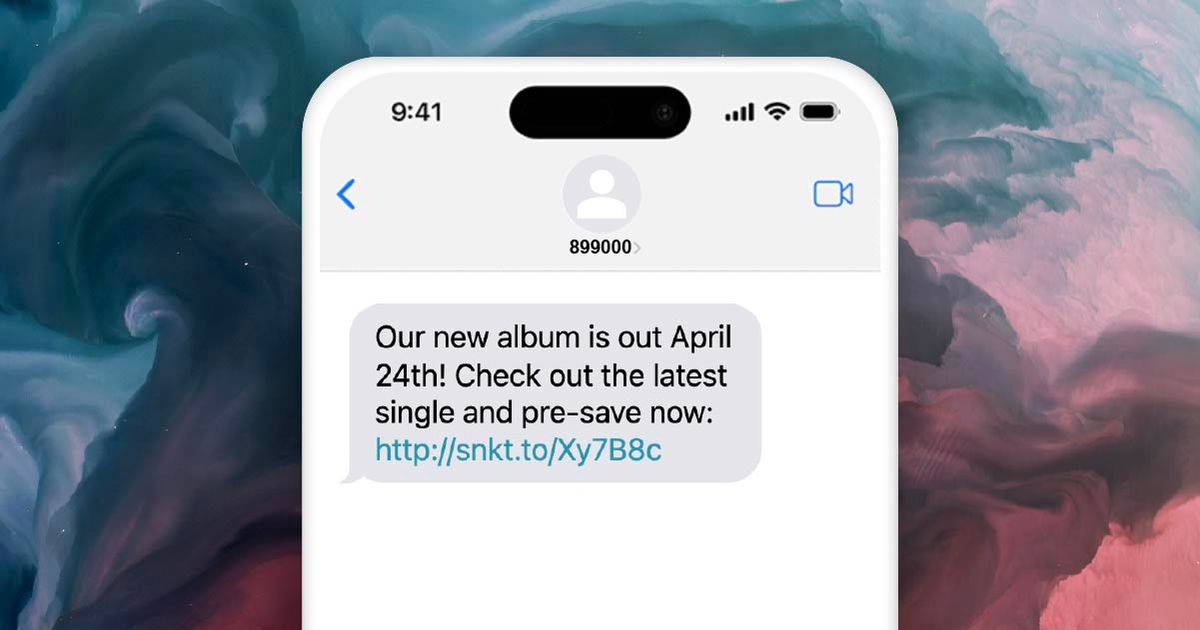 Sonikit pre-save text reminder on mobile phone