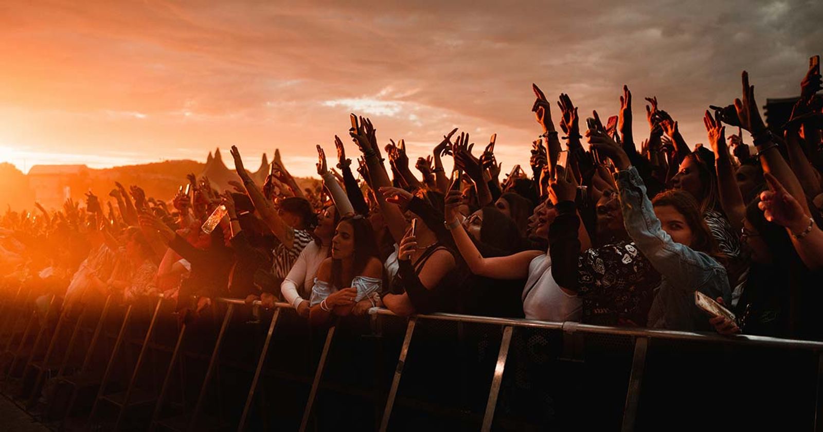 fans at a concert