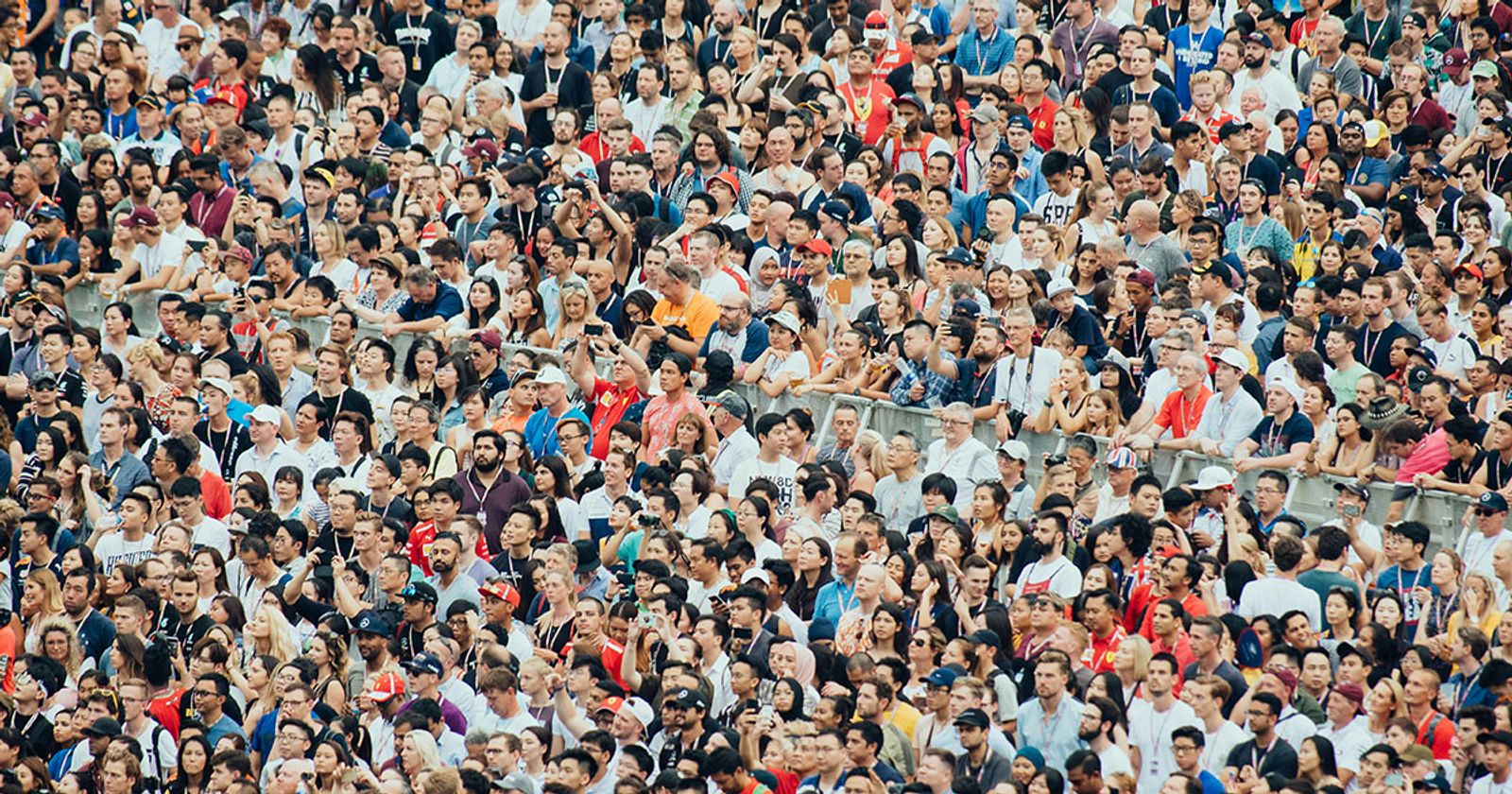 crowd of fans for sms marketing