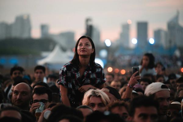 Fan at a concert