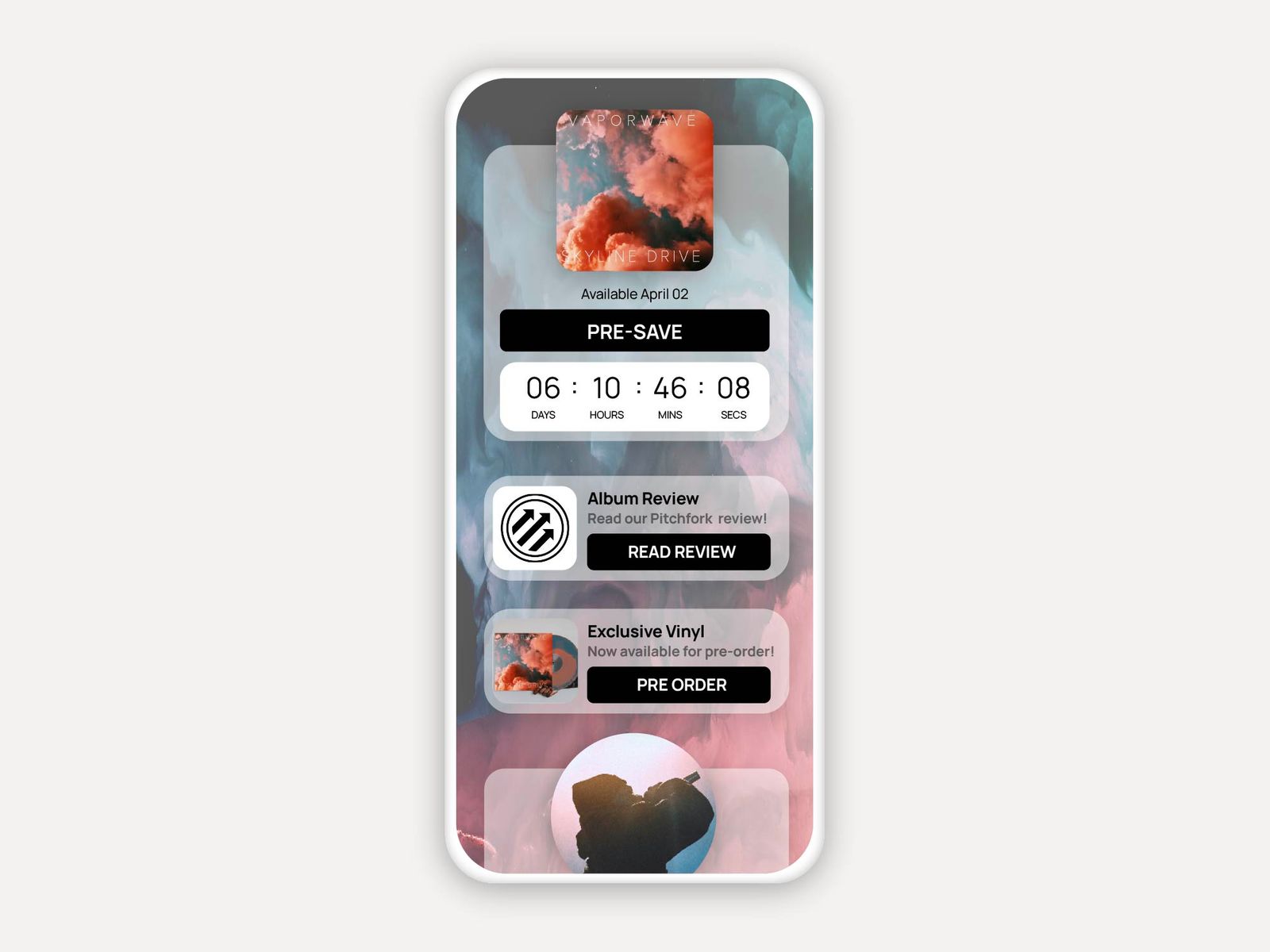 Sonikit landing page with custom links