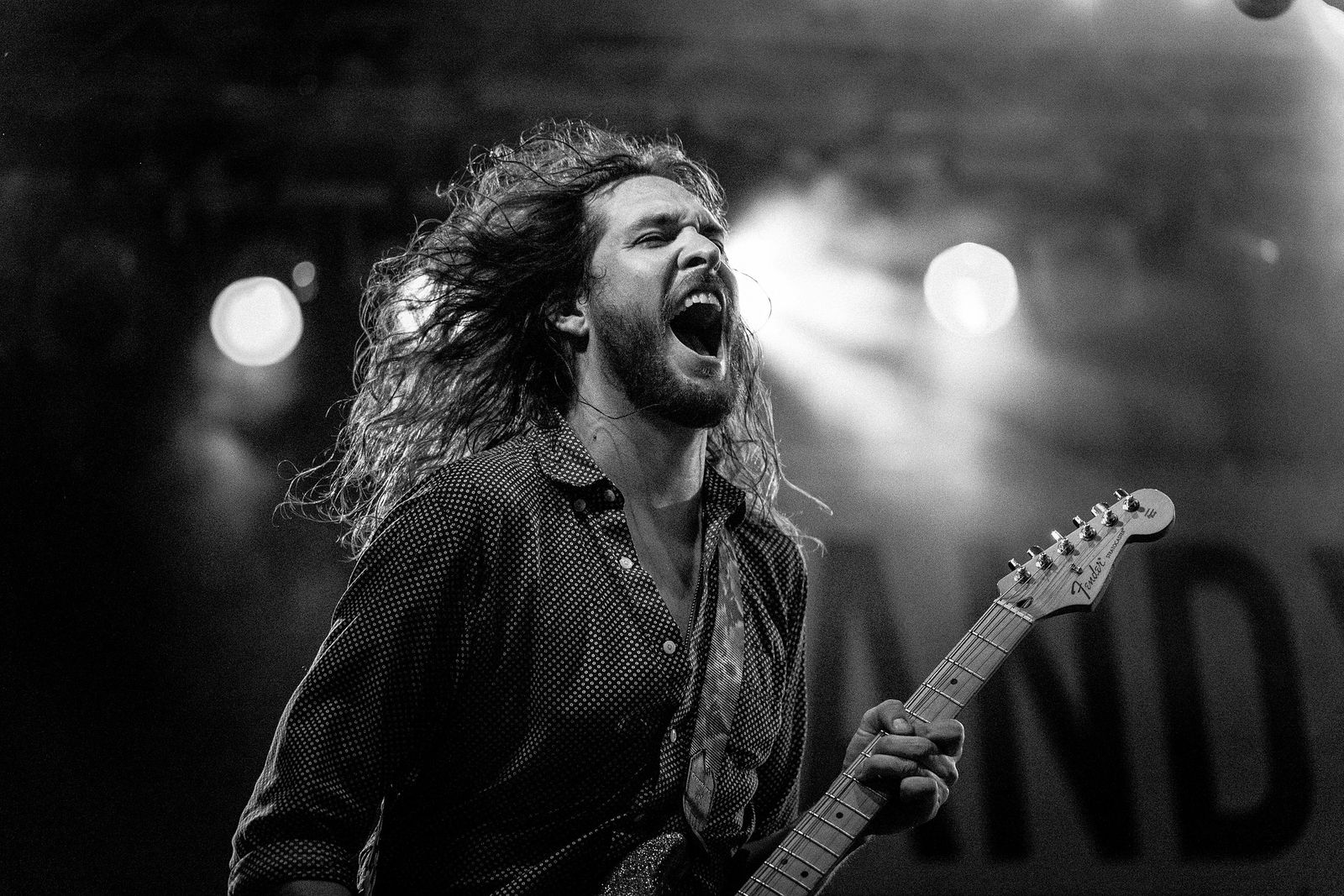 man playing guitar