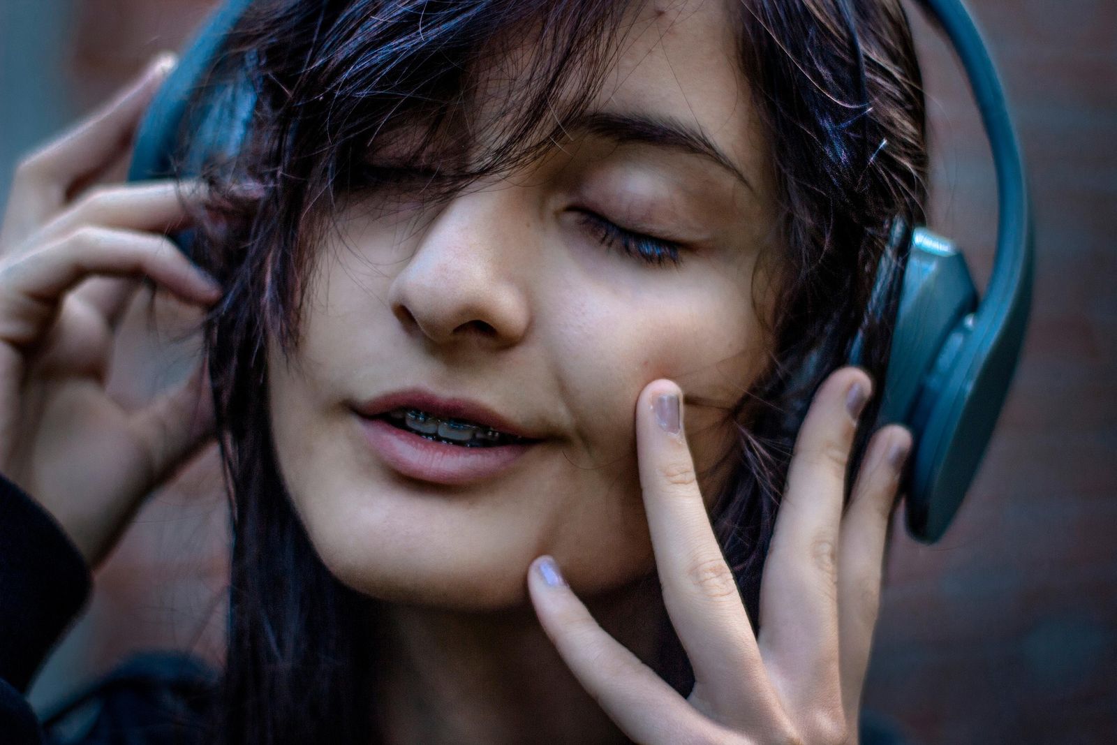 man wearing headphones