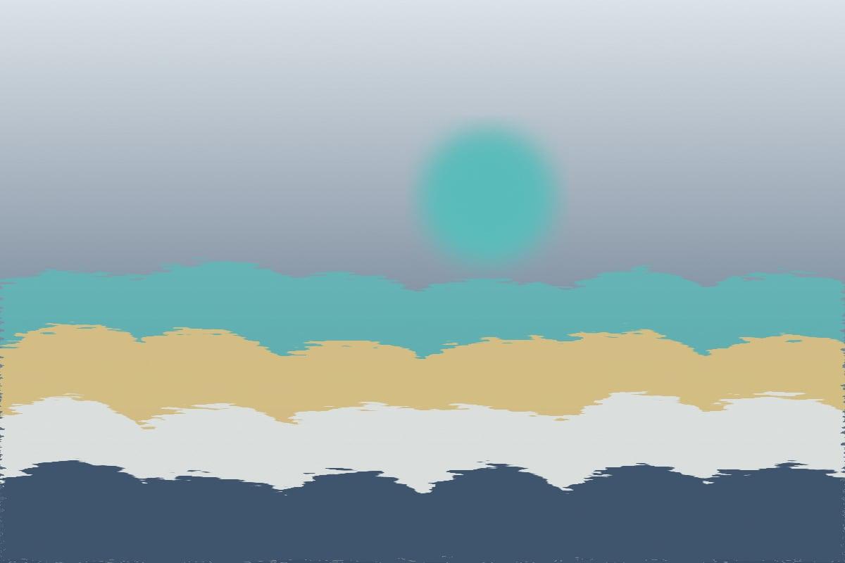 Entardecer Azul