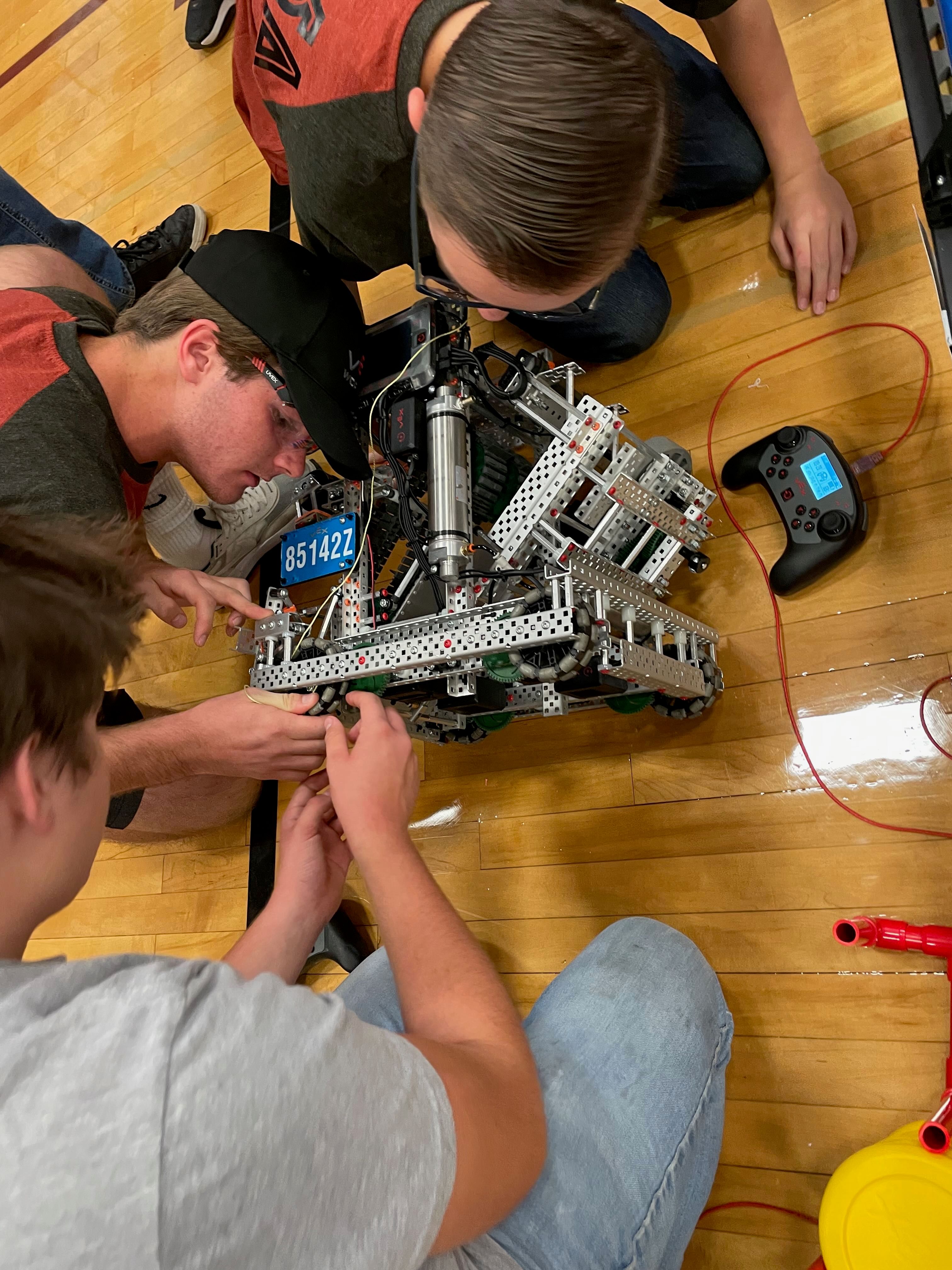 Checking the robot