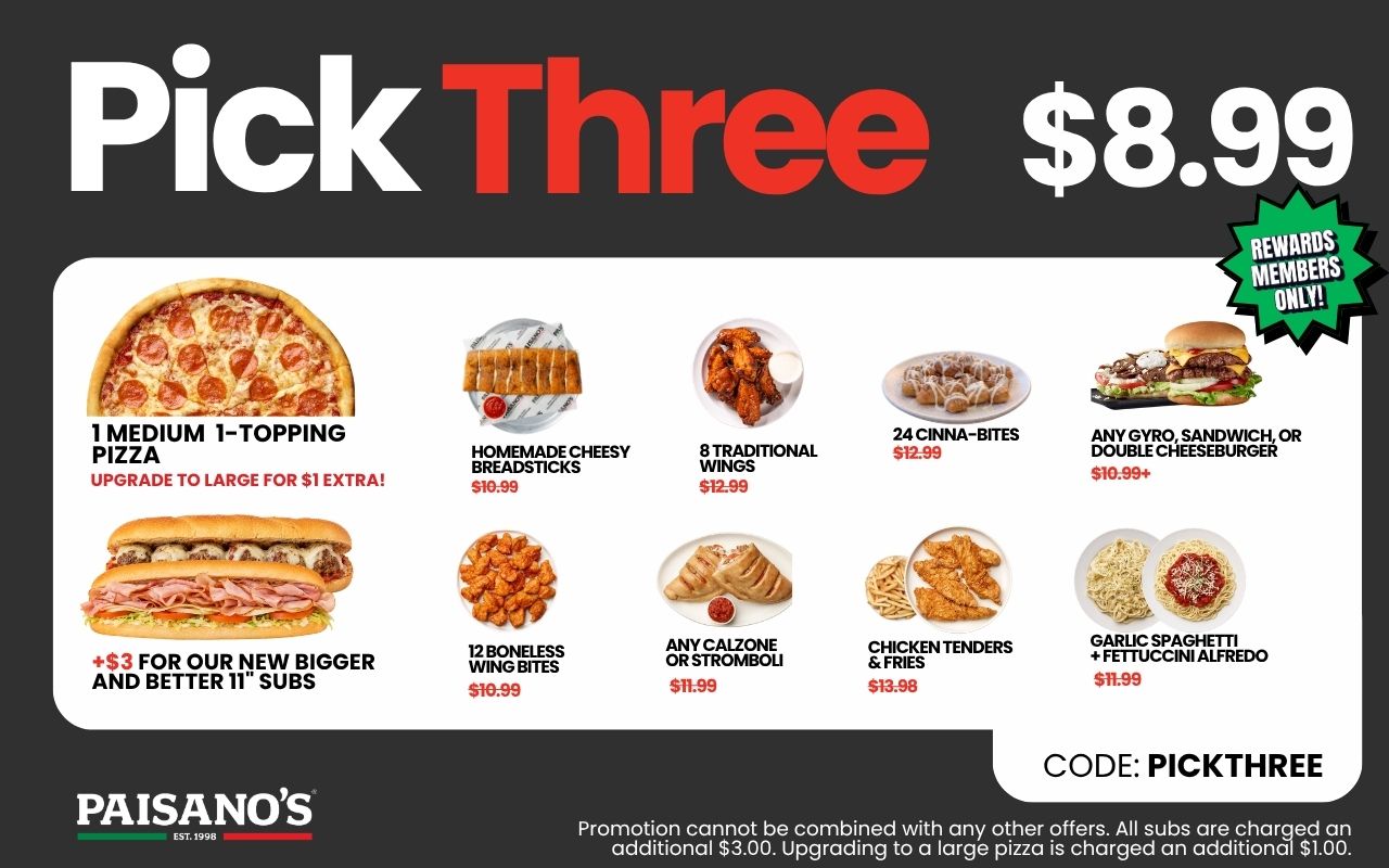 Pick & Save — Pick Three
