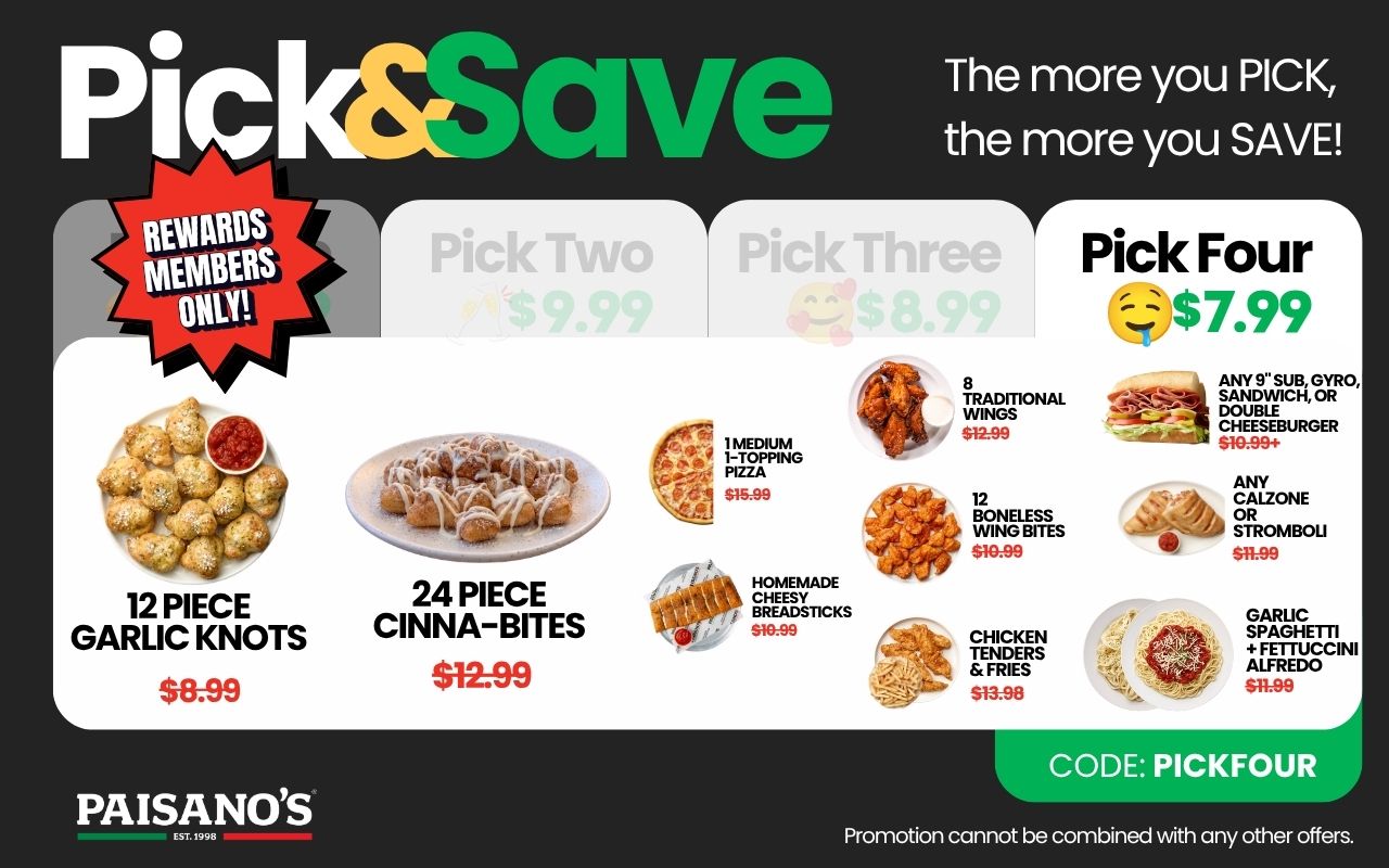 Pick & Save — Pick Four