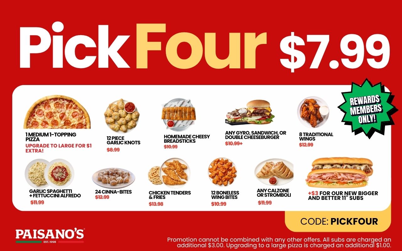 Pick & Save — Pick Four