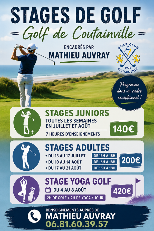 STAGES GOLF MATHIEU