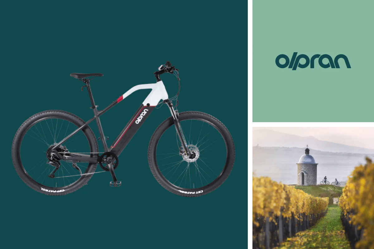 koláž s kolem, logem a kapličkou mezi vinicemi