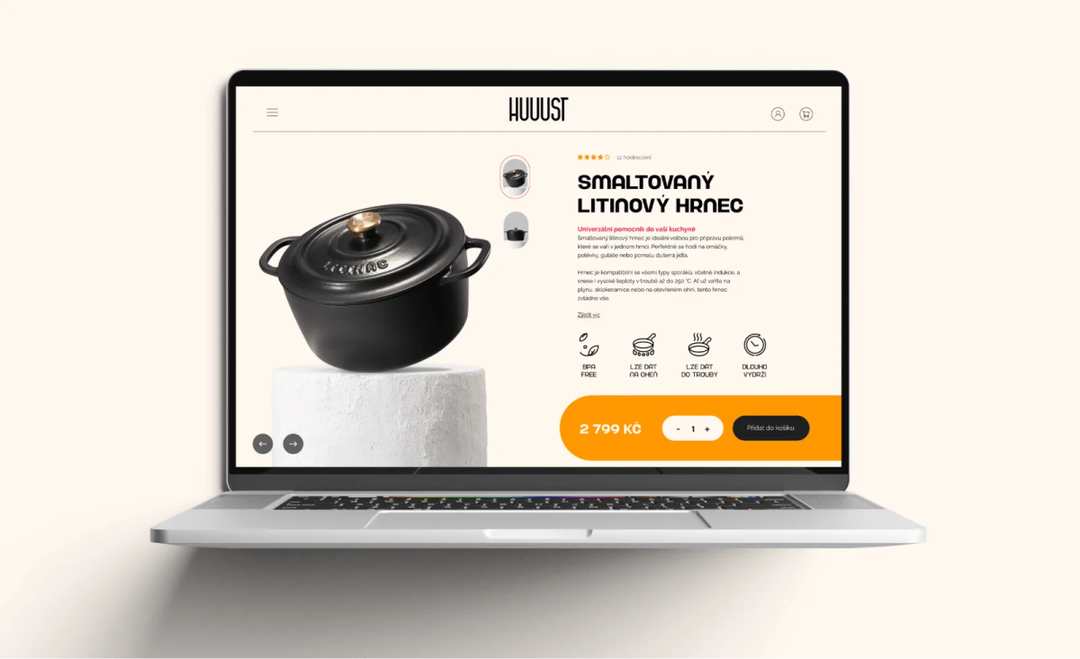 návrh webu