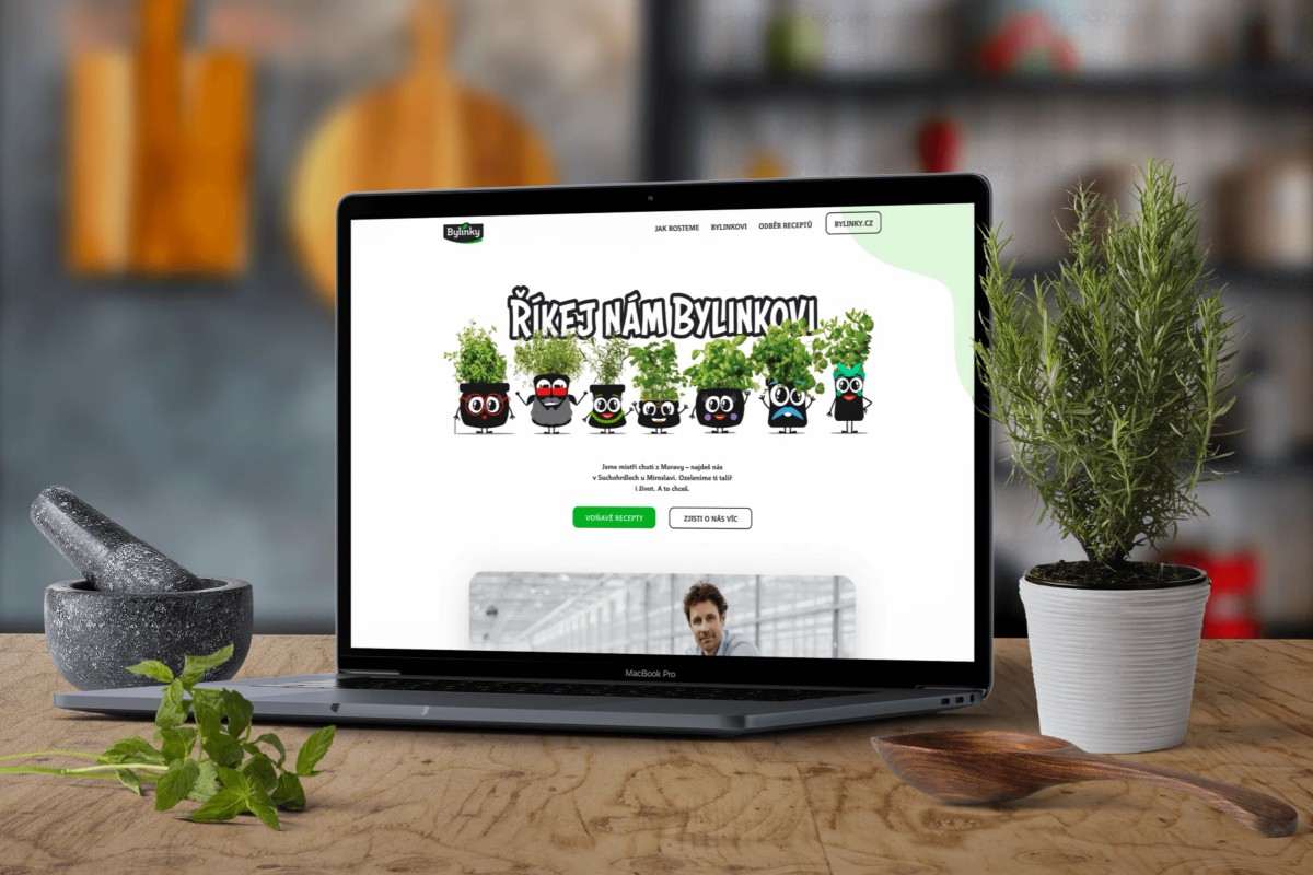 Bylinkovi landing page