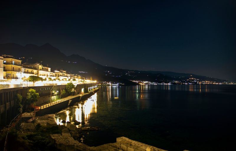 Diamante at night