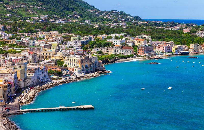 Beautiful Ischia island, Italy.