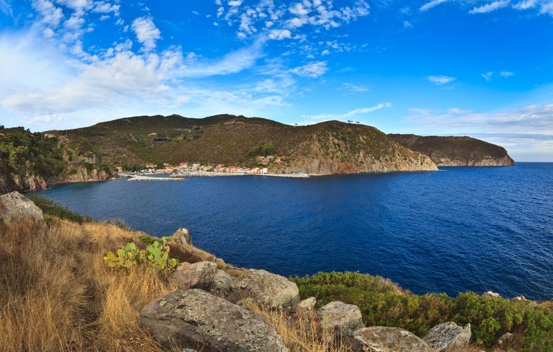 Port of Capraia Island
