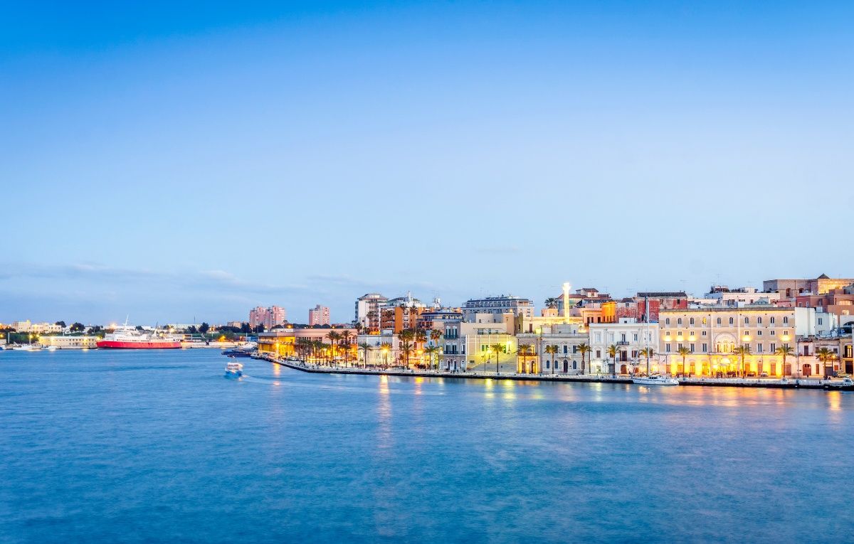 Panorama of Brindisi, Puglia, Italy