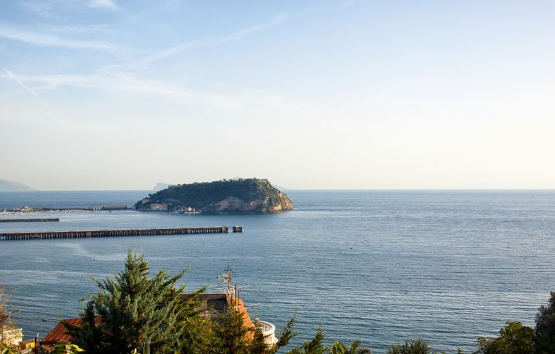 View of Nisida Island in the Gulf of Pozzuoli