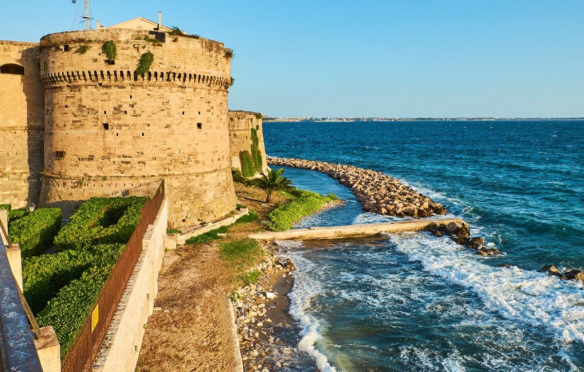 Castello Aragonese Castle of Taranto in Apulia, Italy