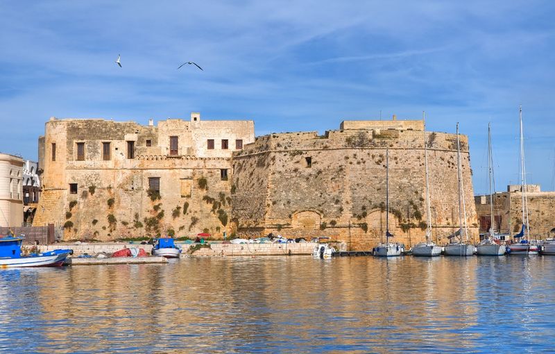 Angevine-Aragonese Castle. Gallipoli. Puglia. Italy.