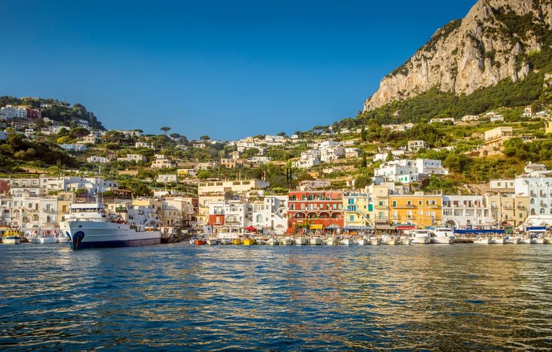 Marina Grande on Capri Island in Italy
