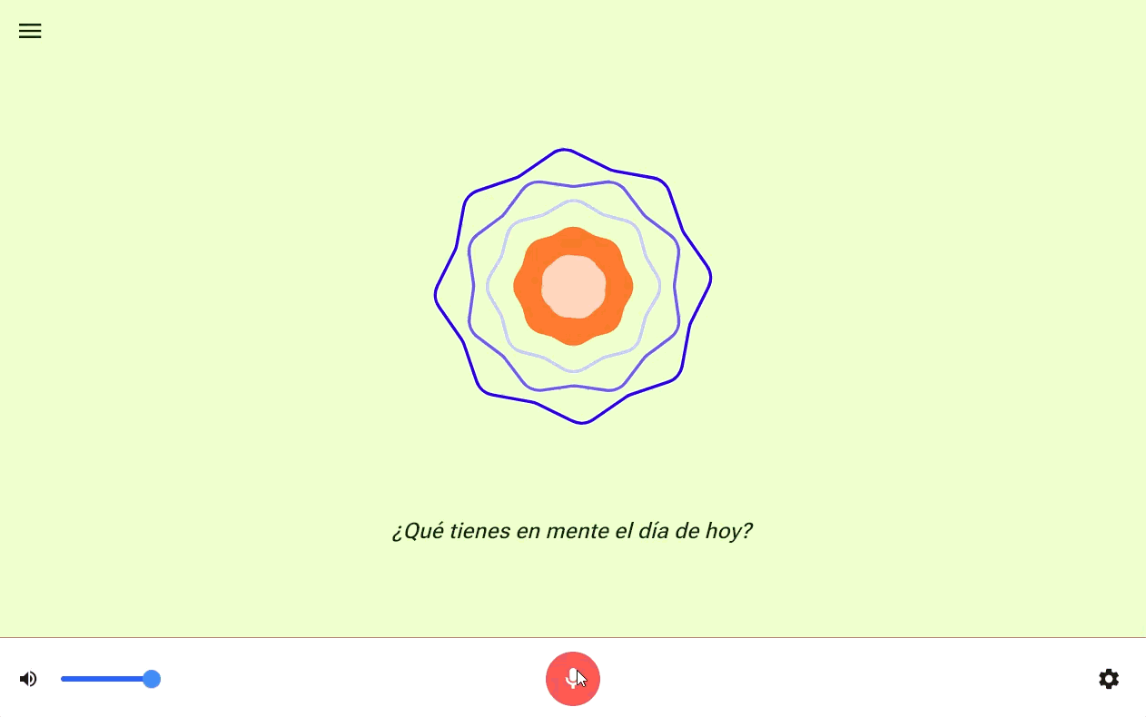 Interfaz principal de LocalWhisper