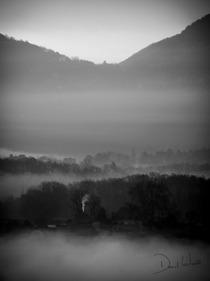 Fog at Champel II, Geneve, Switzerland