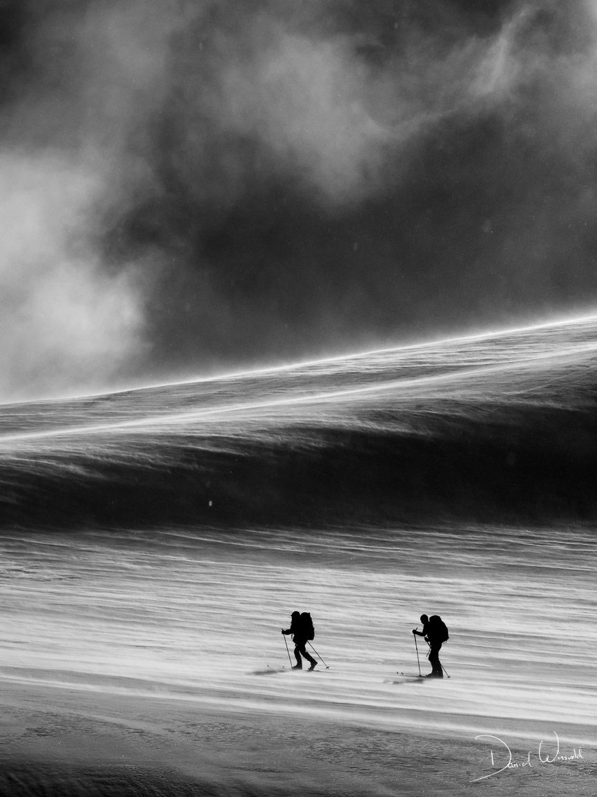 Vinterstorm i Breheimen, Jotunheimen, Norway