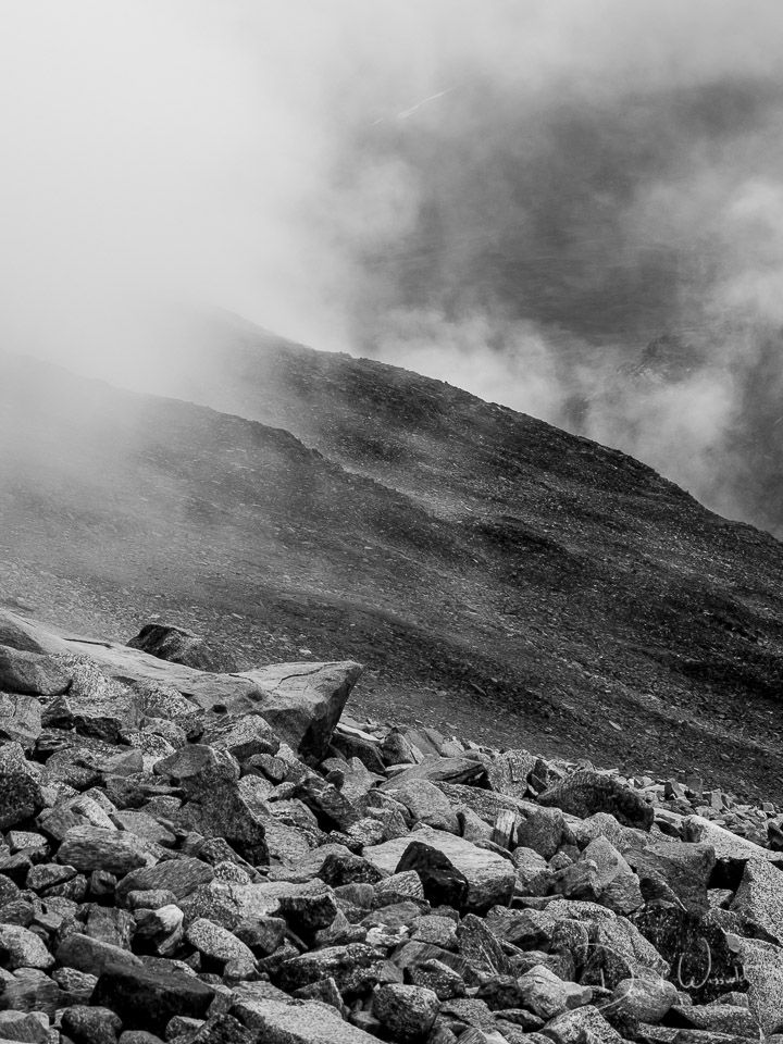 Tåke i Jotunheimen, Jotunheimen, Norway