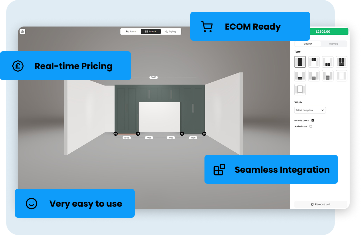 onfigr 3D Bedroom Planner