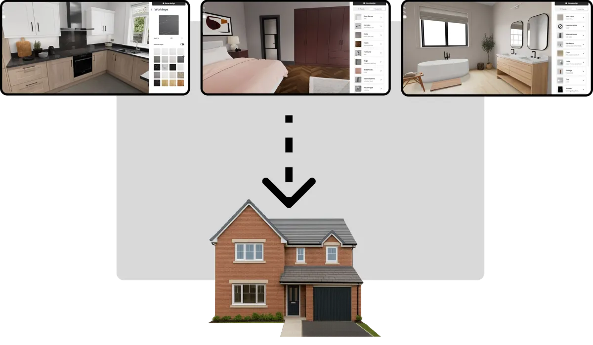 onfigr KBB House building kitchen visualiser