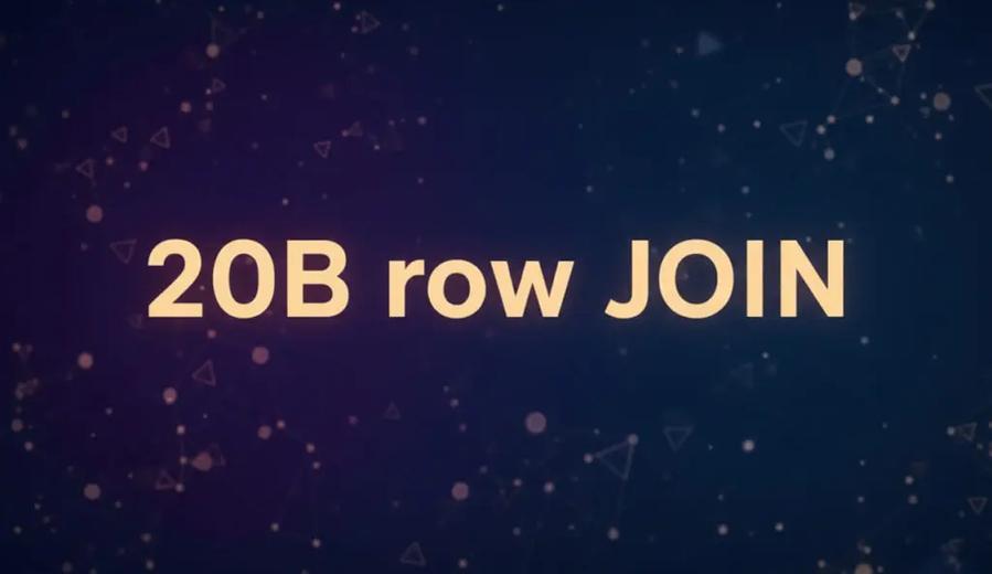 A 20B row JOIN and 50,000 UPDATES