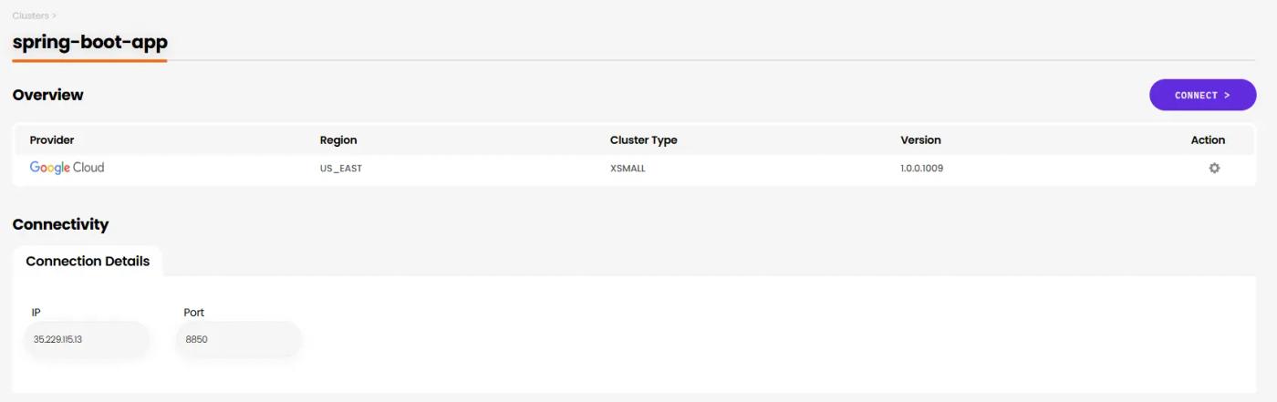 connectivity settings
