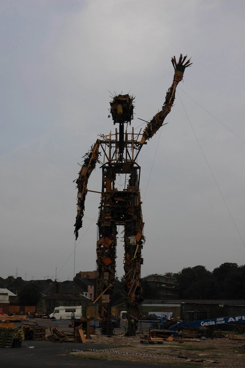 Waste Man, Margate – Making – Antony Gormley