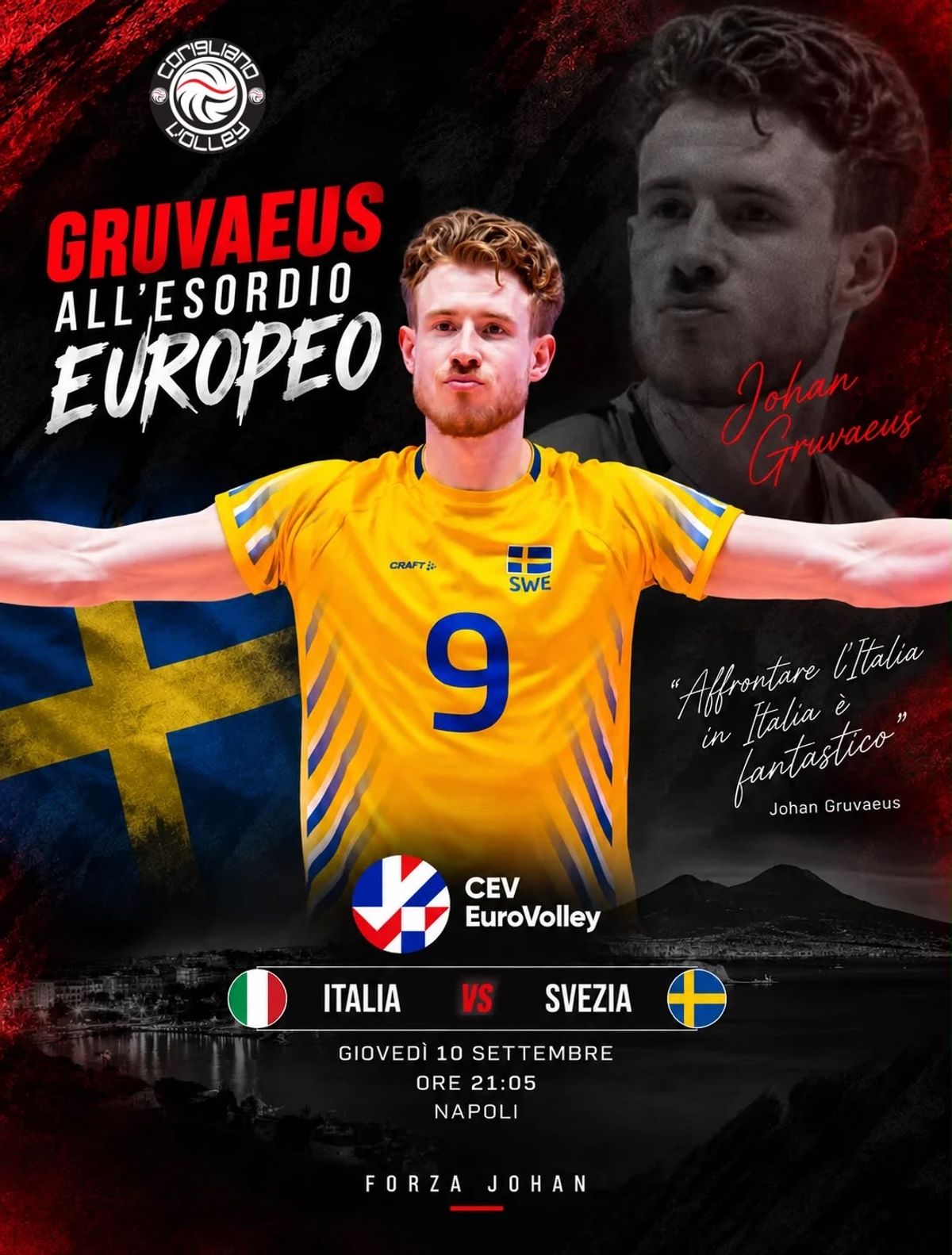 Corigliano Volley, Gruvaeus si prepara all’esordio europeo: «Affrontare l’Italia in Italia è fantastico»