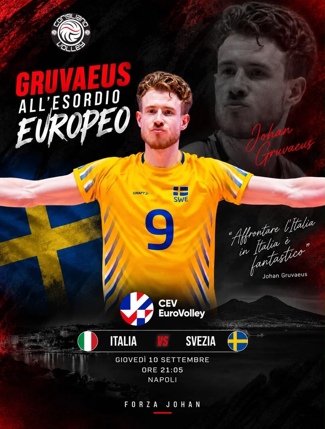 Corigliano Volley, Gruvaeus si prepara all’esordio europeo: «Affrontare l’Italia in Italia è fantastico»