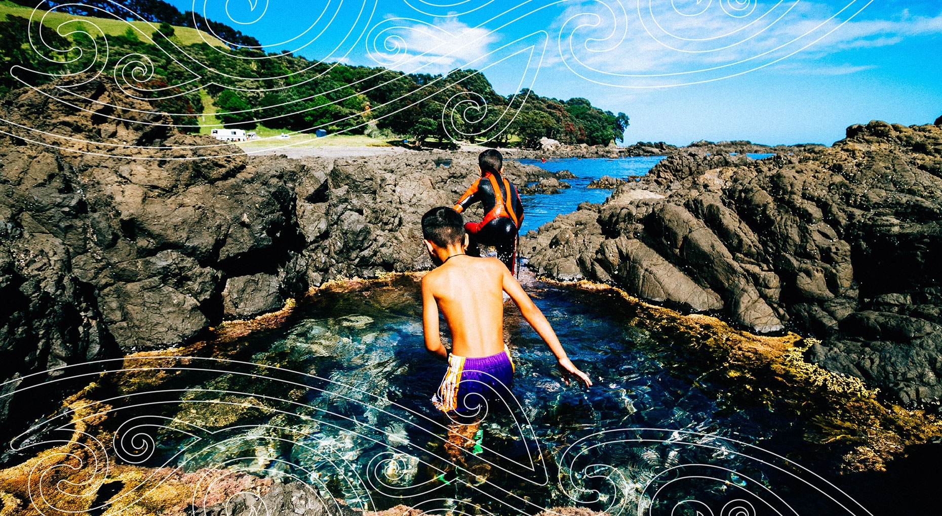 Ira-Te-ohu-Kaimoana-Annual-report-image-two-kids-ocean-view