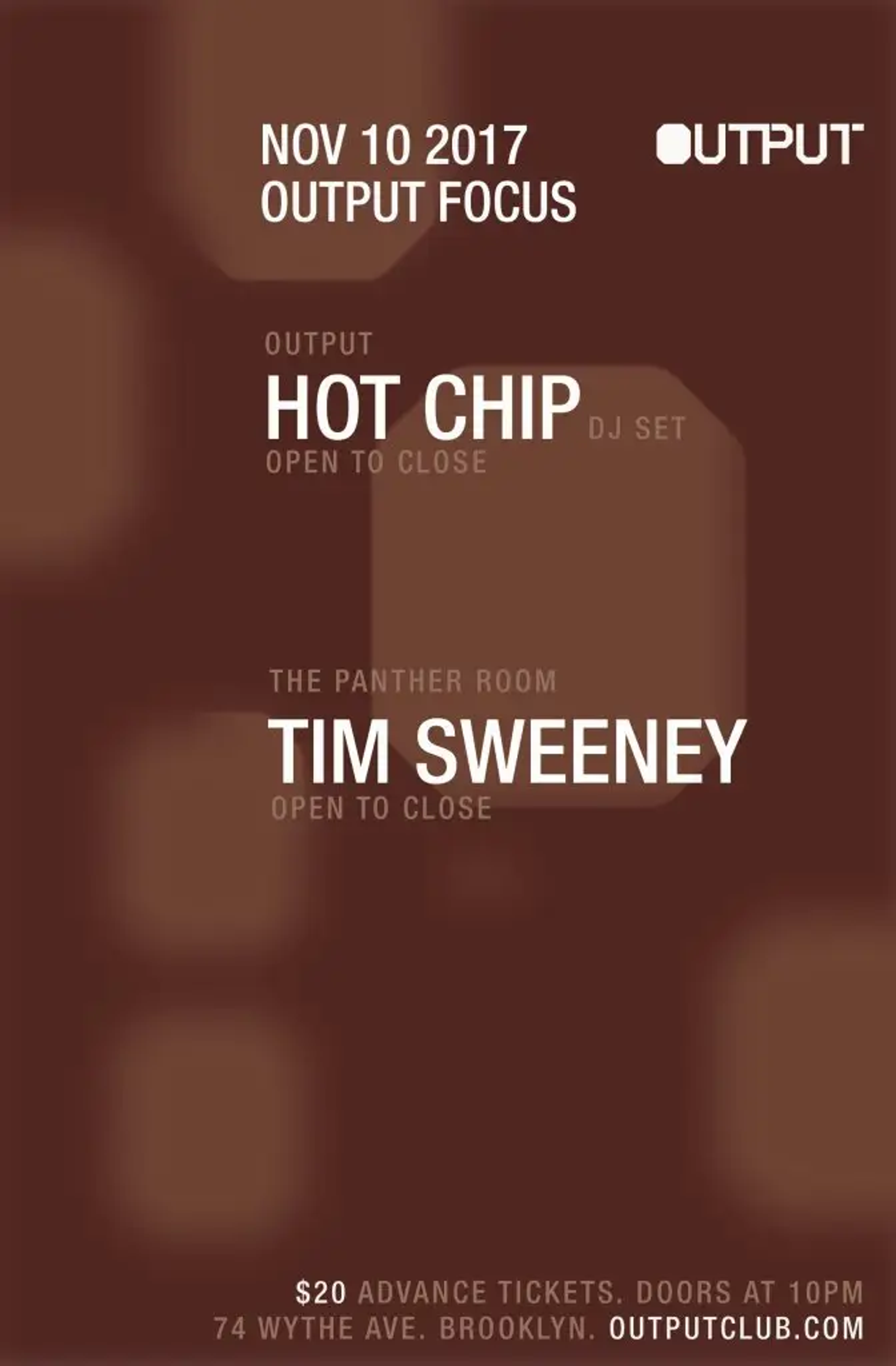 Output, Brooklyn
