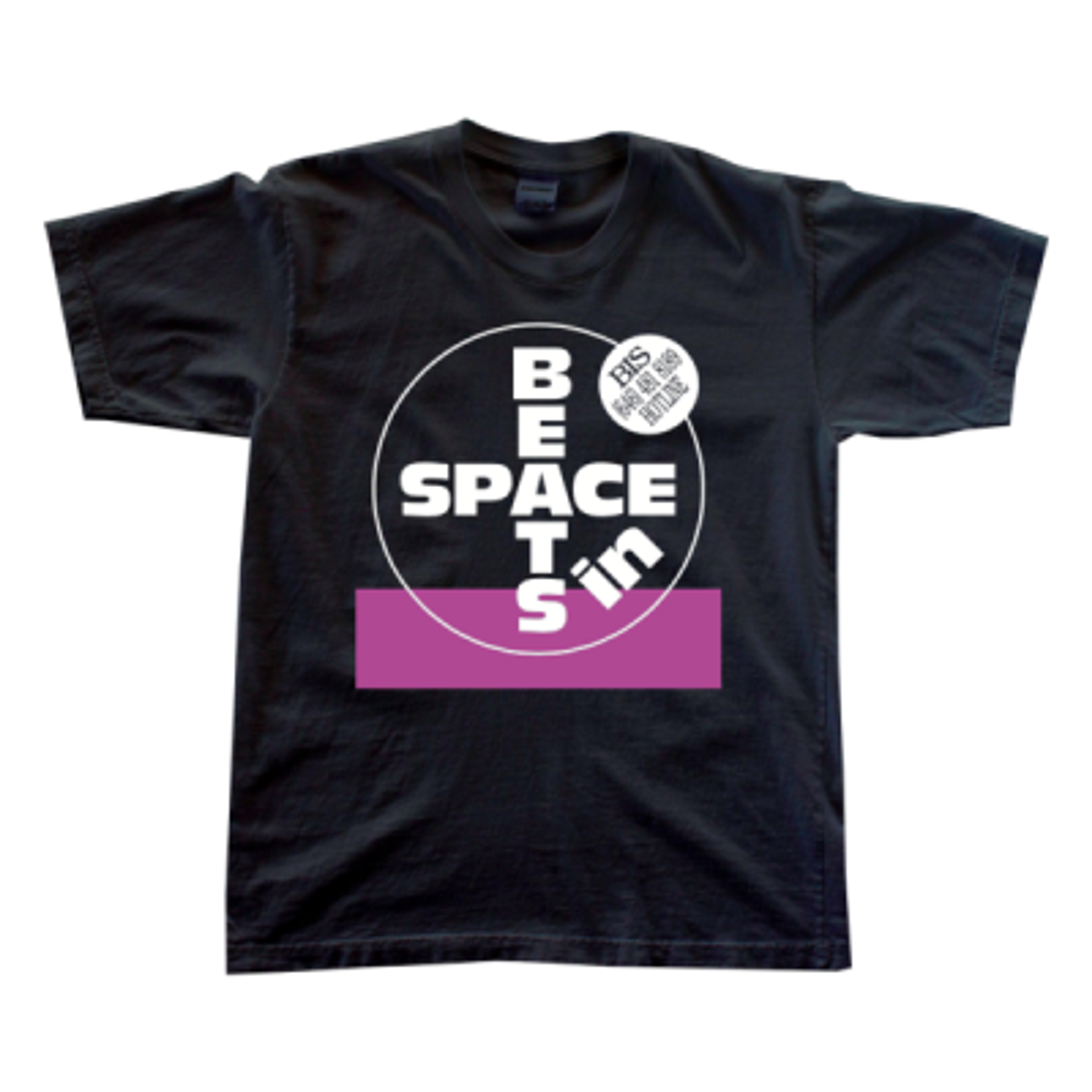$35 — Beats In Space Hotline Tee (Black and Purple)