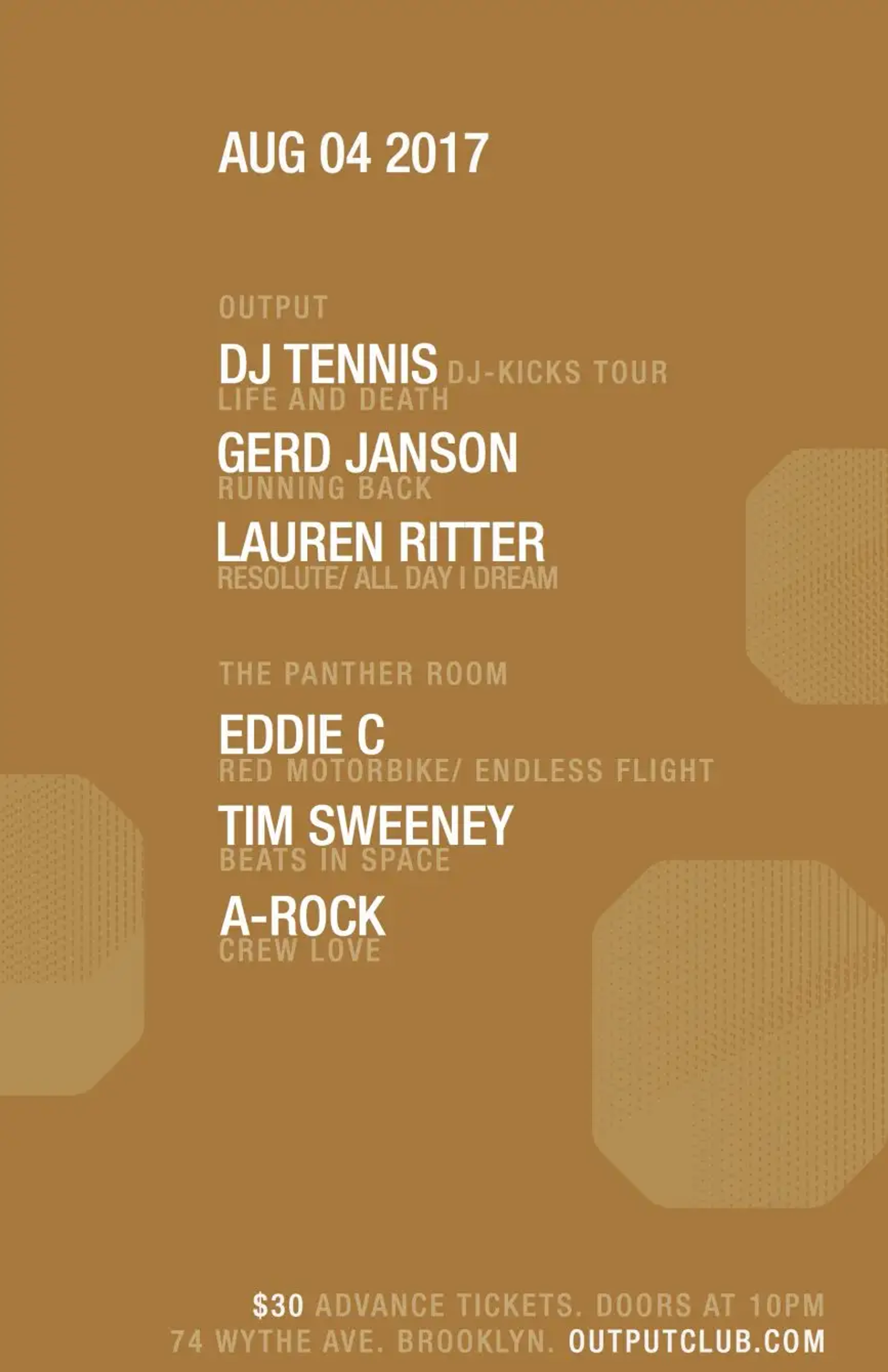 Output, Brooklyn